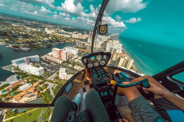 Giro in elicottero su Miami